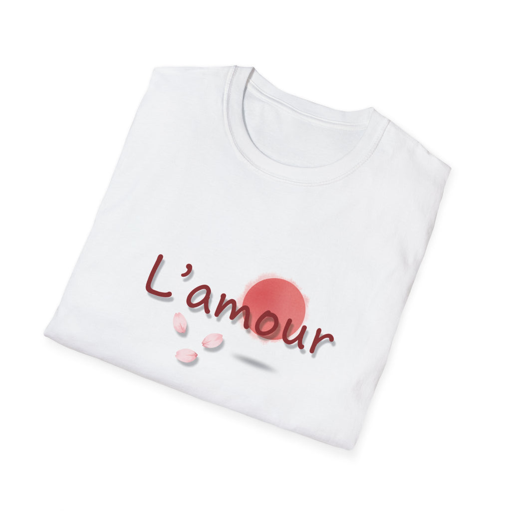 L'amour Heart Tee — Romantic French Love T-Shirt
