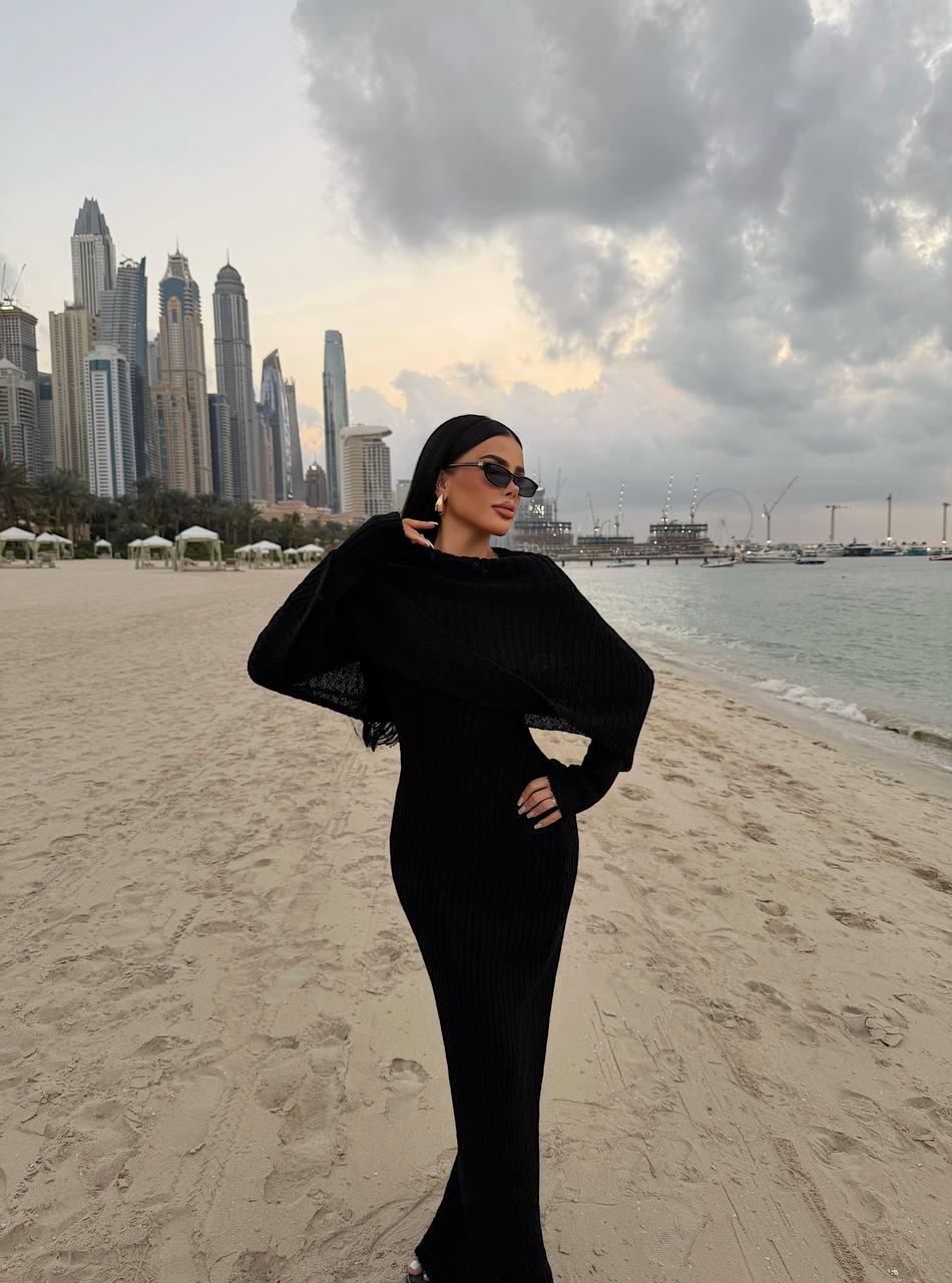 Cute Knit Maxi Dress