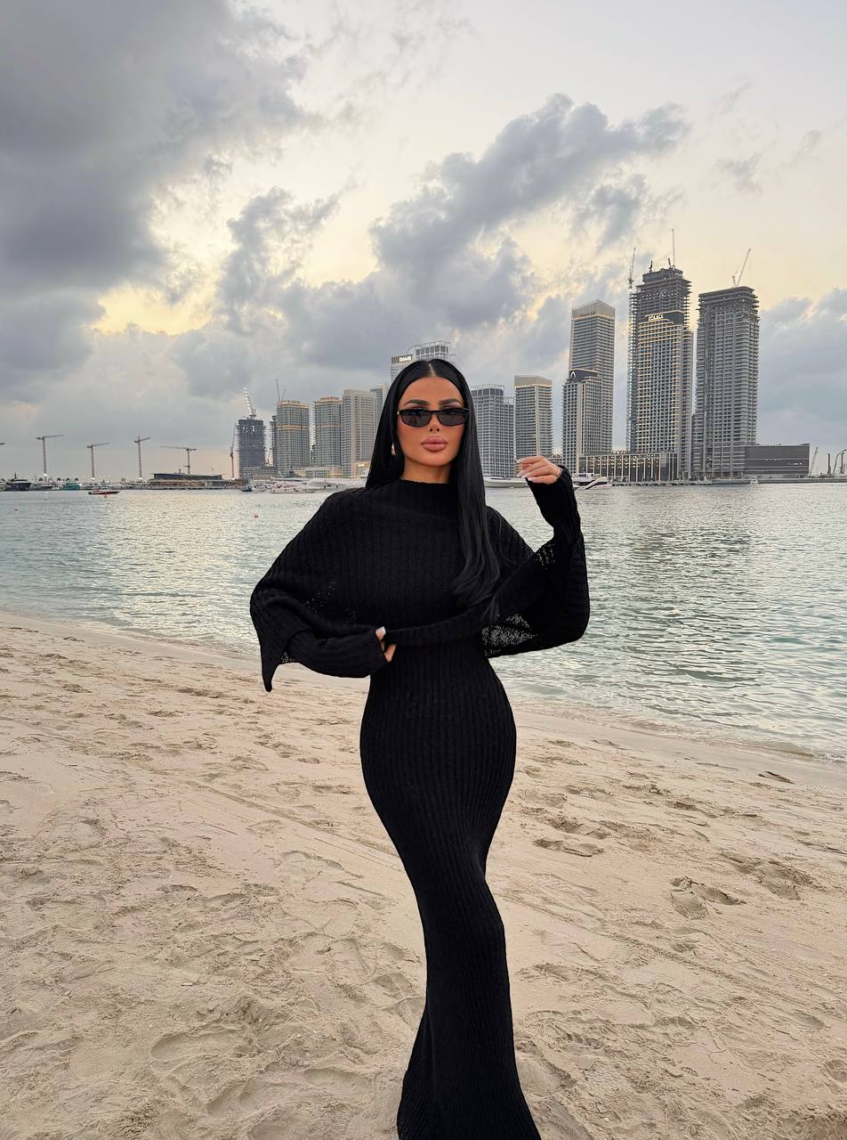 Cute Knit Maxi Dress