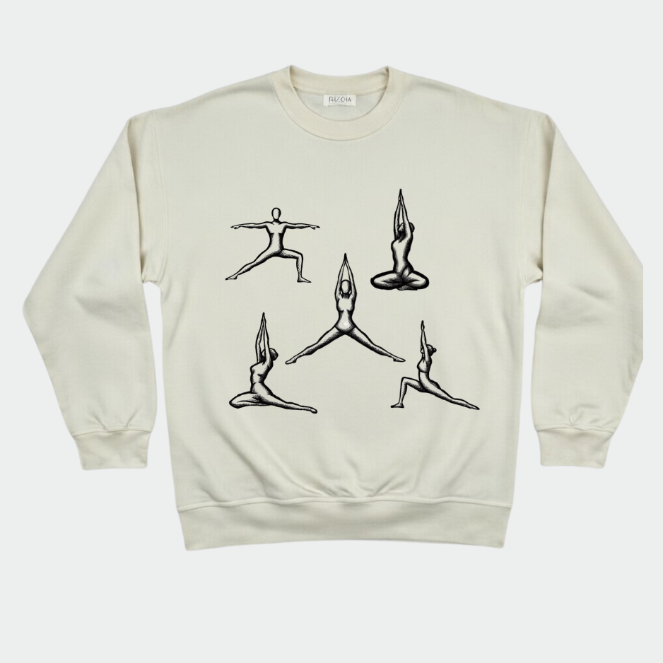 YOGA SWEATER UNISEX HEAVY COTTON