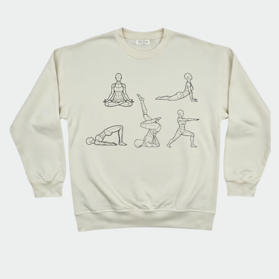 YOGA SWEATER UNISEX  HEAVY COTTON