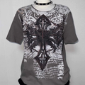 Cross Print Heavy Cotton T-Shirt
