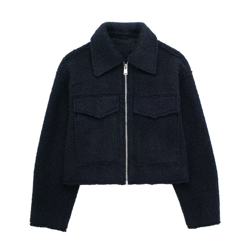Short jacket coat