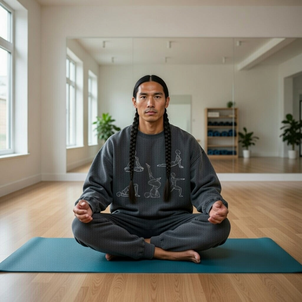 YOGA SWEATER UNISEX  HEAVY COTTON