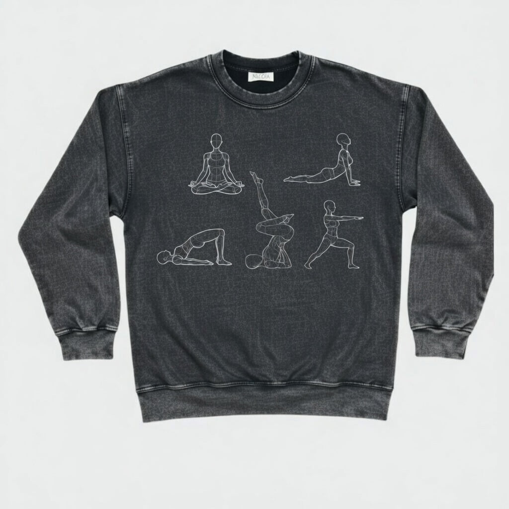 YOGA SWEATER UNISEX  HEAVY COTTON