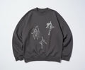 %100 Cotton Heavy sweatshirt in charcoal Black