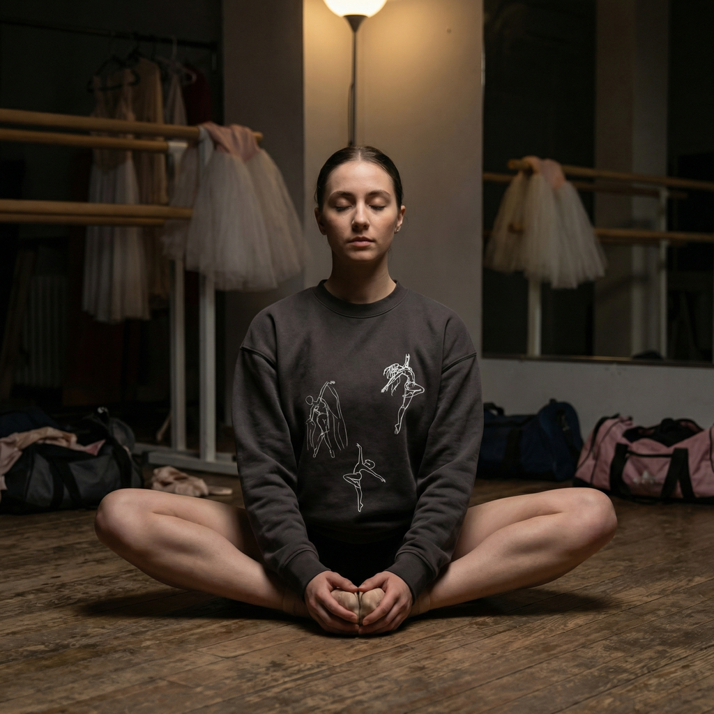 %100 Cotton Heavy sweatshirt in charcoal Black